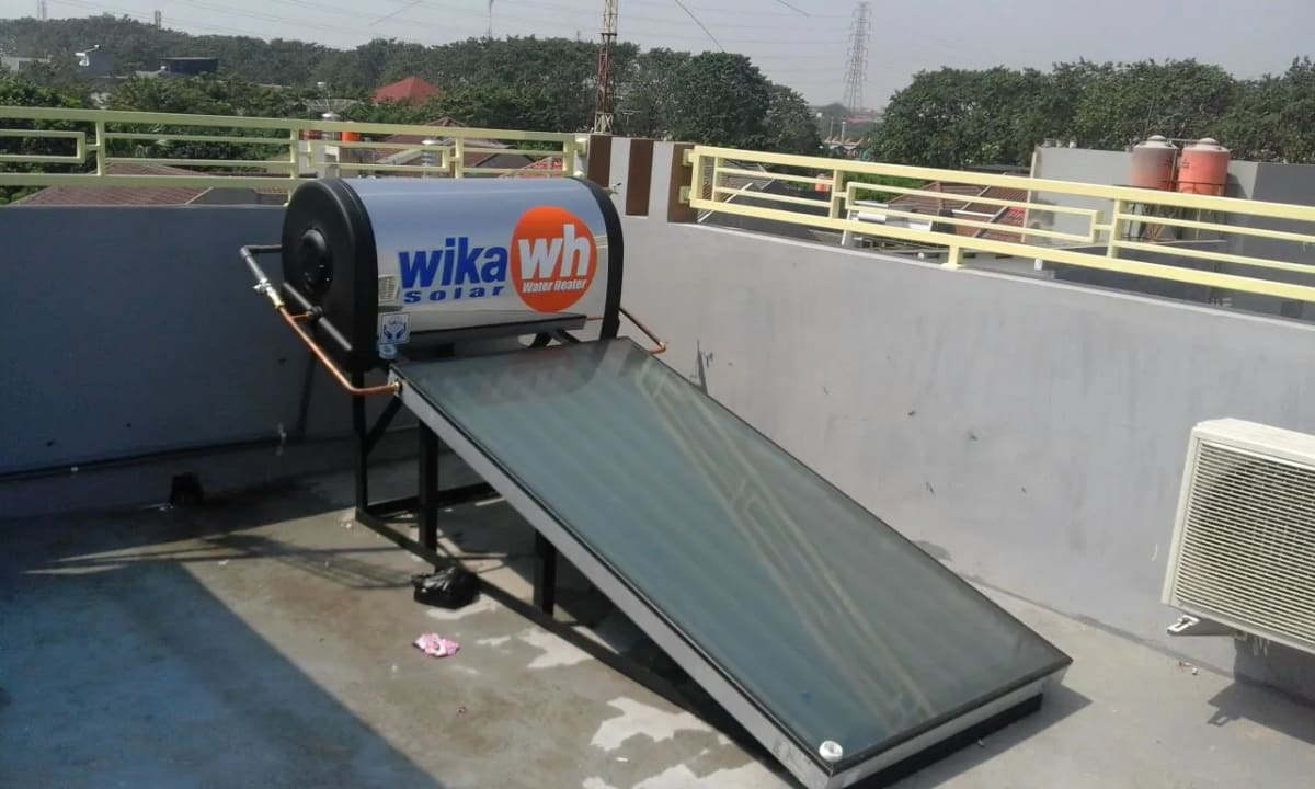 Perbaikan unit Wika SWH tidak panas
